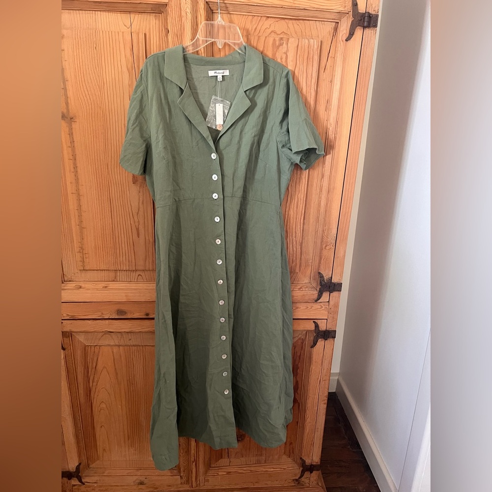 Madewell Button-Down Midi Dress